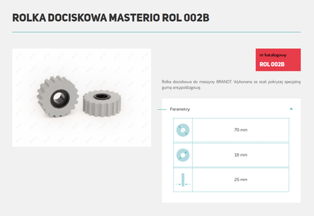 MASTERIO ROLKA ROL002B