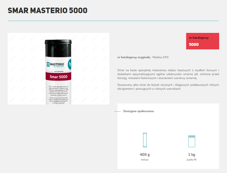 MASTERIO SMAR 5000 400G
