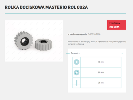 MASTERIO ROLKA ROL002A