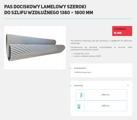 MASTERIO PAS DOCISKOWY 1380X1800 MM 10/10