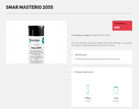 MASTERIO SMAR 2055 700GR