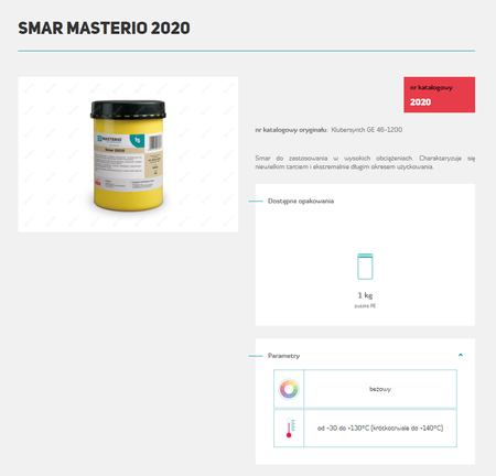 MASTERIO SMAR 2020 1KG