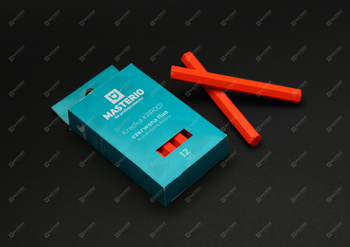 MASTERIO KREDA FLUORESCENCYJNA RED KRR001 12 SZT