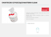 MASTERIO CLEAN CHUSTECZKI ODTŁUSZCZAJĄCE 300 SZT.